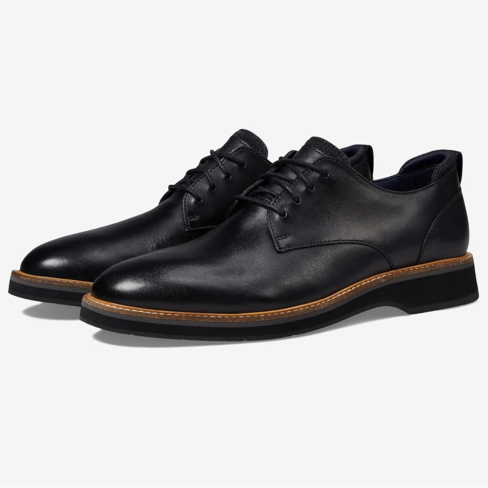 Men’s Cole Han Osborn Grand 360 Plain Toe Oxford in Black size 9.5